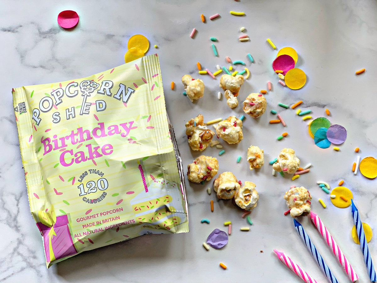Birthday Cake Gourmet Popcorn Snack Pack