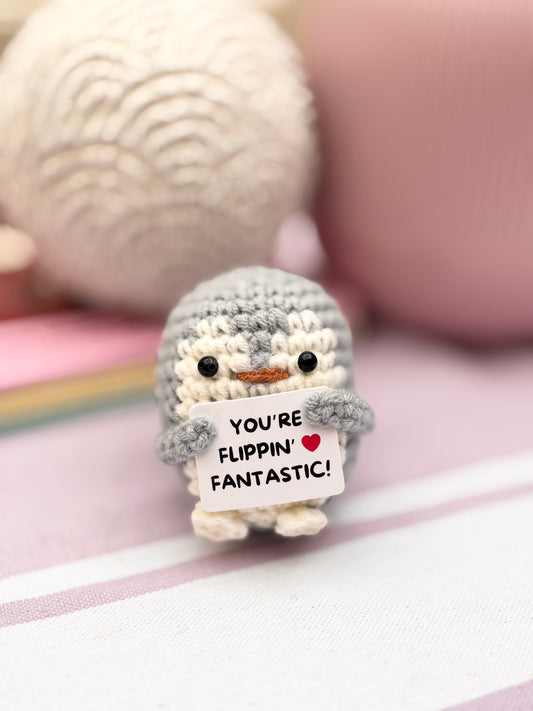 Crochet Penguin Plush – “You’re Flippin’ Fantastic”
