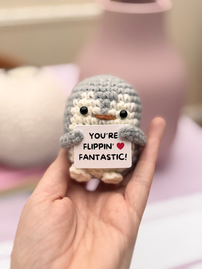 Crochet Penguin Plush – “You’re Flippin’ Fantastic”