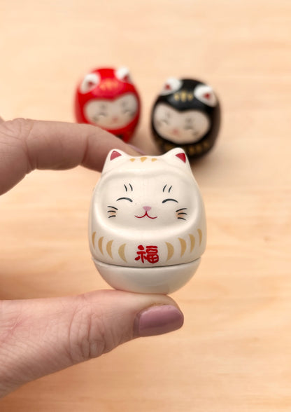 Lucky Cat Tumbler Charm