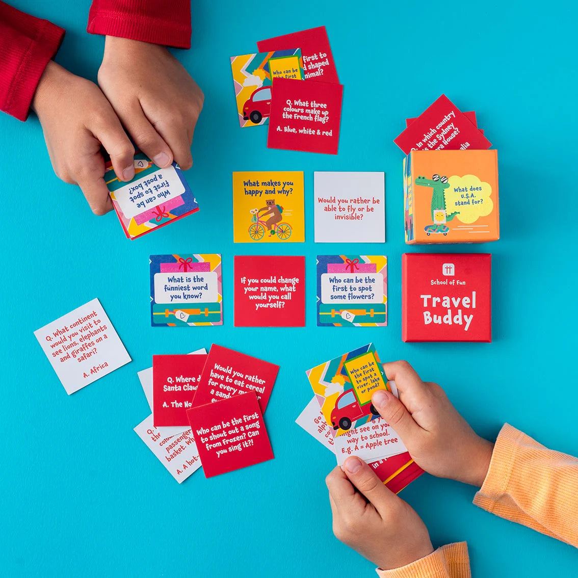 Travel Buddy Trivia Box