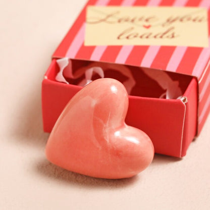 Matchbox Ceramic Heart Token